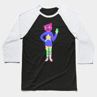 Space Cat Baseball T-Shirt